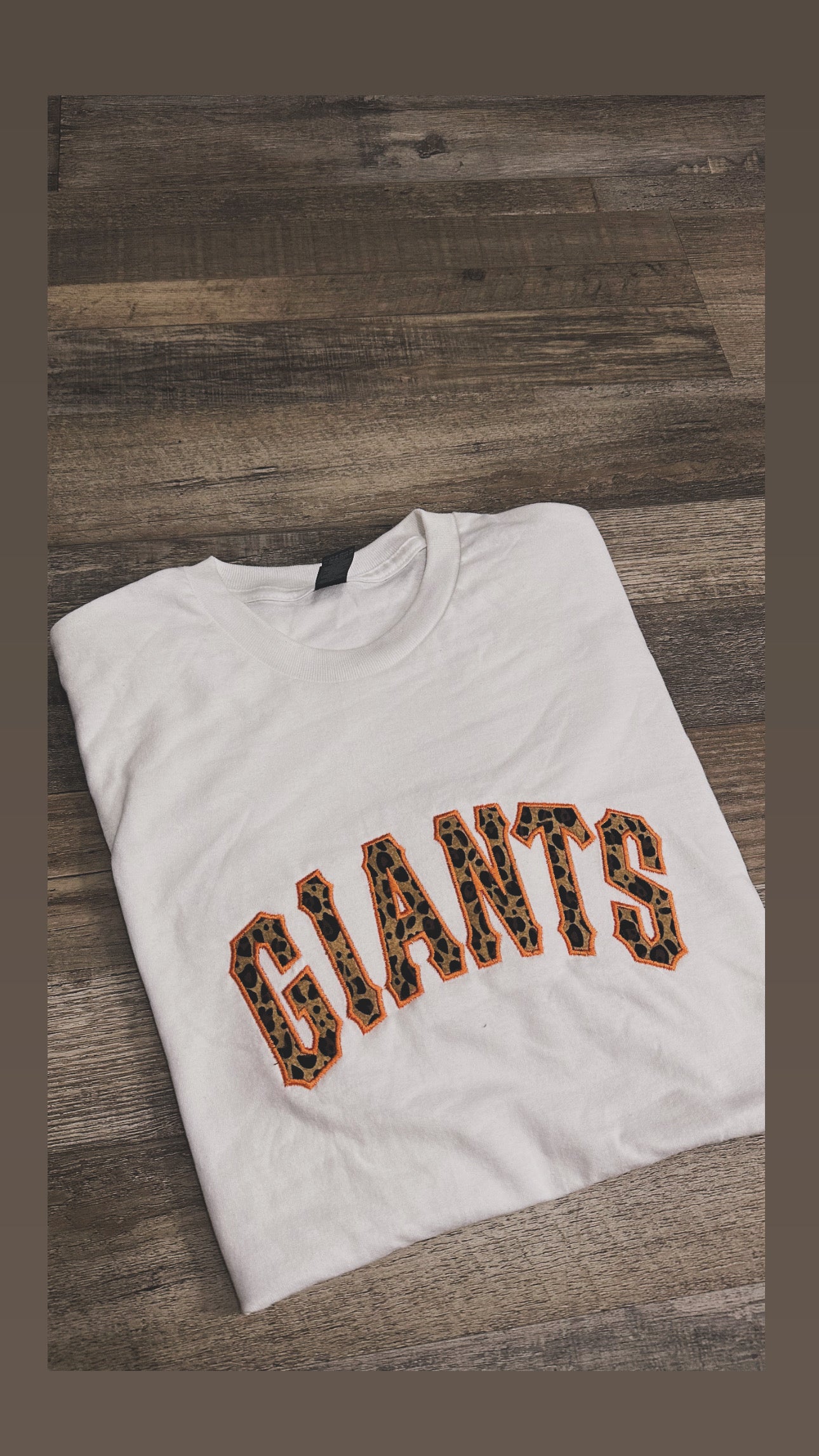 Giants t shirt 🐆