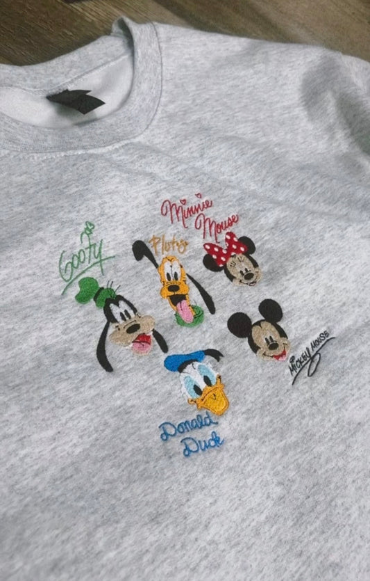Mickey and friends